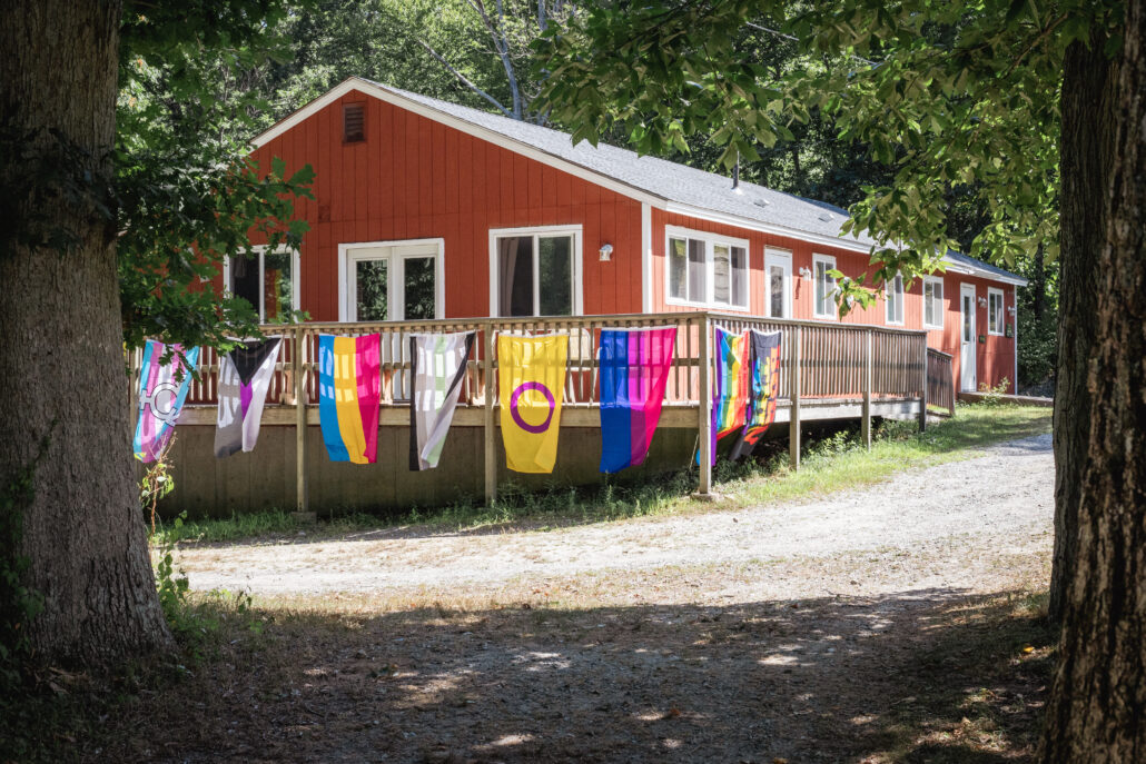 RAINBOW CABIN BANNER